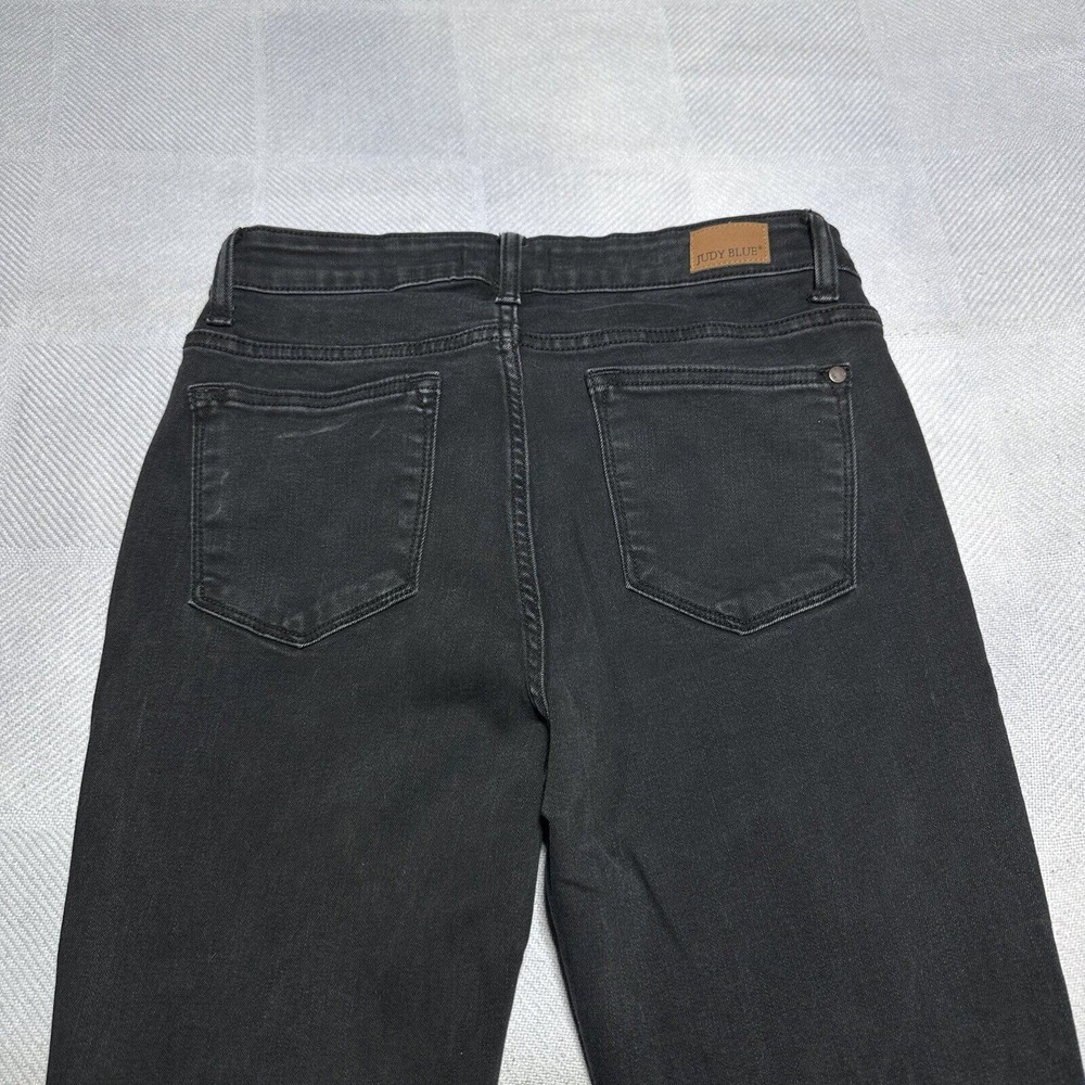 Judy‎ Blue Mid Rise Distressed Leopard Print Patch Skinny Fit Jeans Size 7/28 - Picture 9 of 16